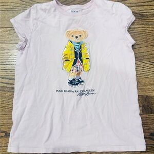 Ralph Lauren Girl’s Polo Bear Cotton Jersey Tee - 12/14